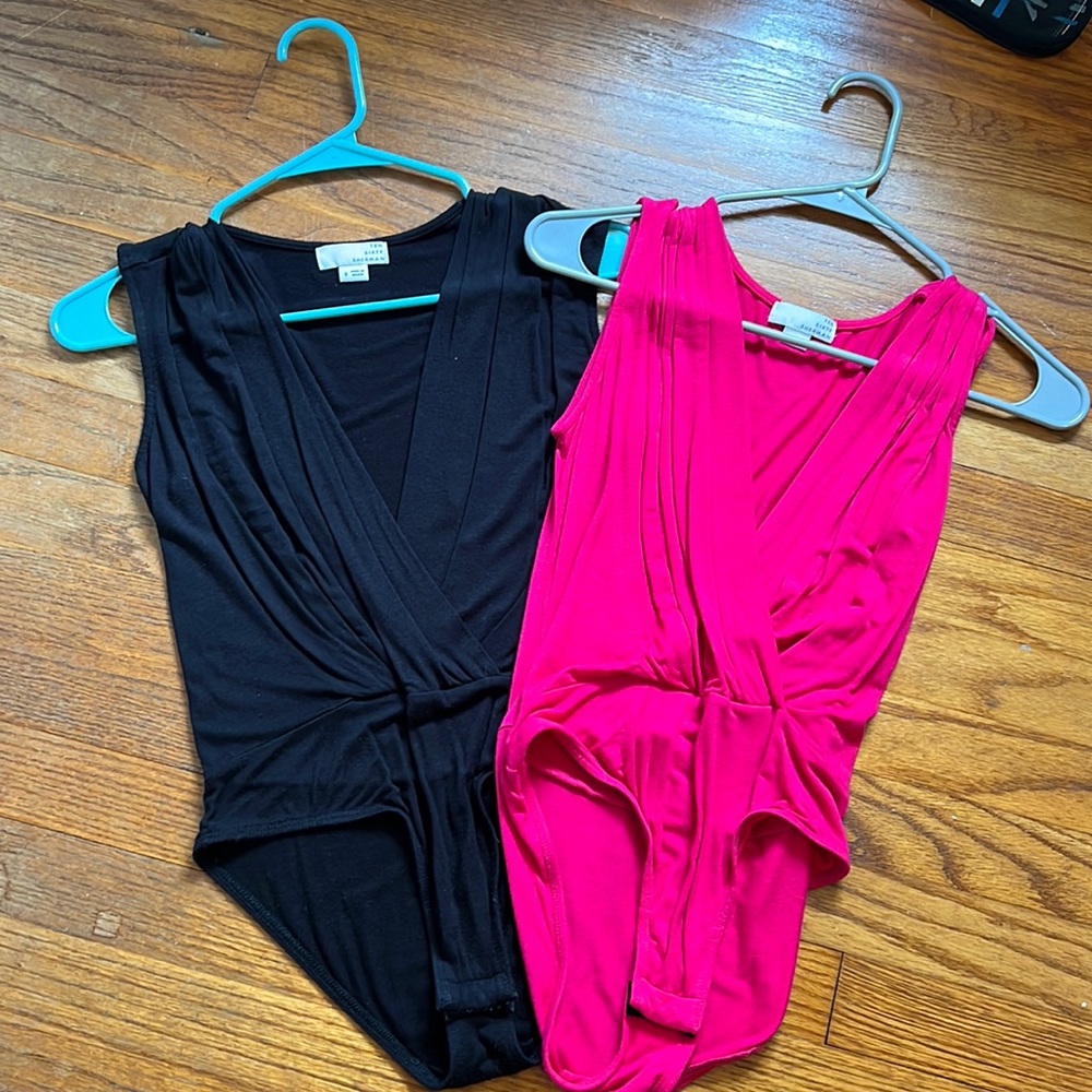 Ten Sixty Sherman bodysuits. Both are a size S.